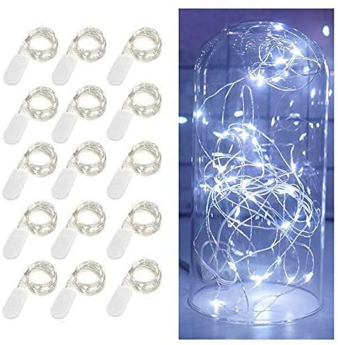 12x 30LEDs 3m Waterproof LED MICRO Silver Copper Wire String Fairy Lights Decor 