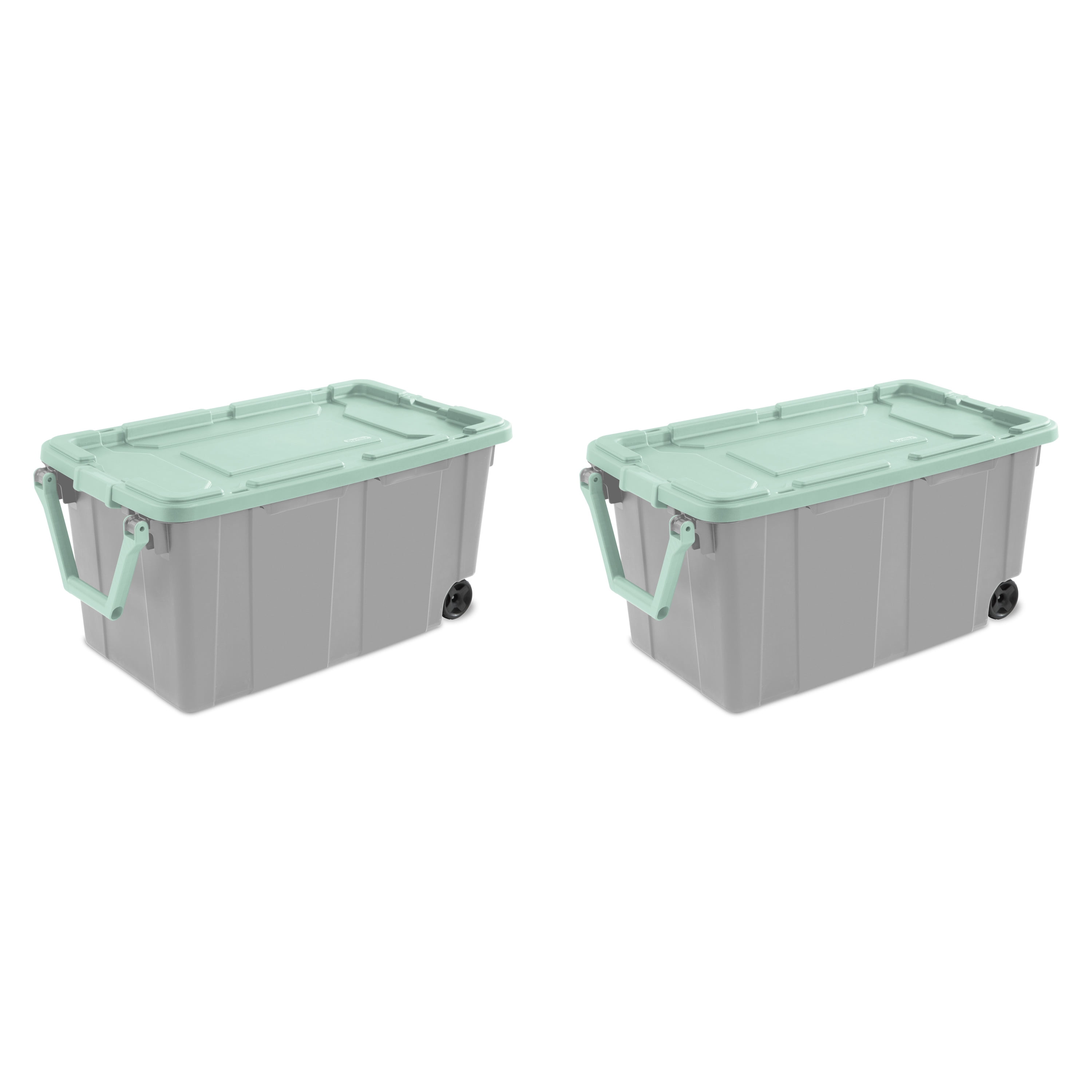 40 gallon storage container with wheels