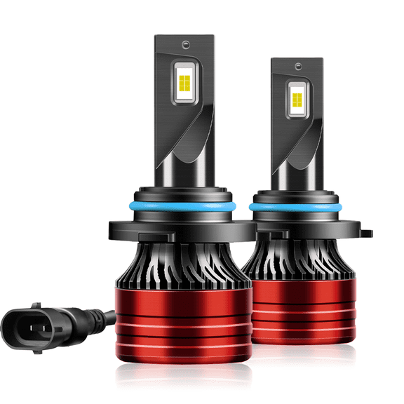 TELLIGIBLE 9005 LED Headlight Bulbs, 900% Brighter 6500K Cool White, LED Headlights Bulb for High Beam Low Beam, Pack of 2, Easy Installation, Compatible with Multiple Cars