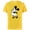 Yellow, variant on Disney Early Minnie Mouse - Short Sleeve Cotton T-Shirt for Adults - Customized-Athletic Heather