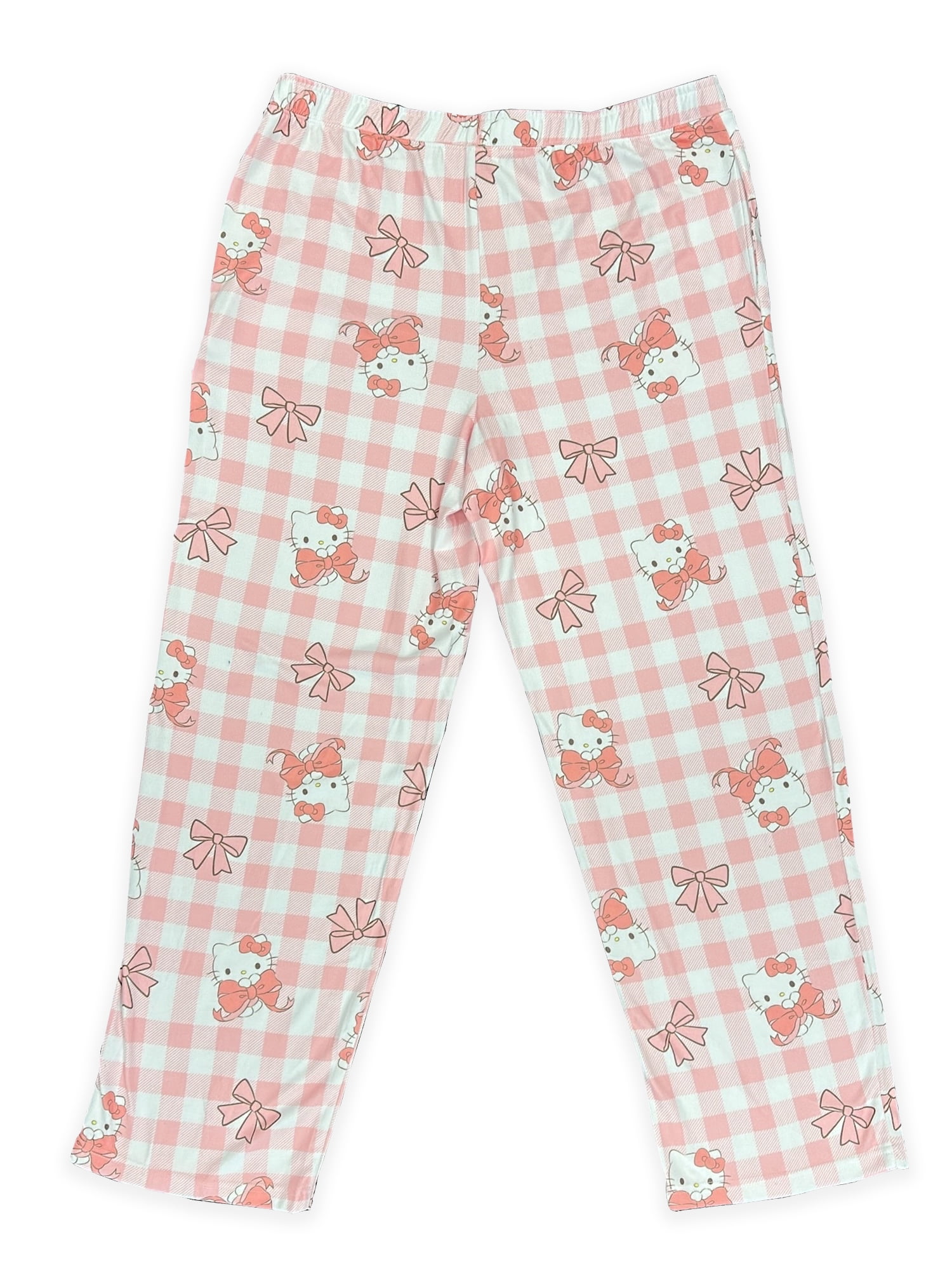 Sanrio, Women's Print Pajama Pants, Hello Kitty Bows, Sizes XS-3XL