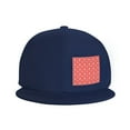 thumbnail image 2 of Flat Bill Visor Classic Snapback Hat Christmas Pattern Adjustable Style Baseball Cap, 2 of 7