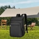 thumbnail image 3 of Mochila más fresca para adultos con correas de hombro ajustables, transporte de comestibles, Camping Negro, 3 of 8