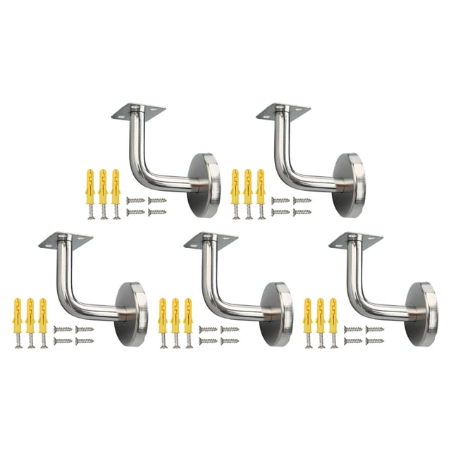 Stair Handrail Bracket Railing Wall Support Handrail Railing Pole With Screws Home Staircase Handrail Wall Fixing Bracket