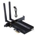 thumbnail image 2 of Adaptador Wifi 6, Tarjeta Inalámbrica PCI-E, Adaptador 3000Mbps de Doble Banda Uso Diario para AX200 Pro, 2 of 7