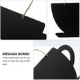 thumbnail image 3 of COMPUKAS 1Pcs Hanging Board Black Synthetic Material Notification Notice for Door Decor, 3 of 8