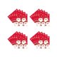 thumbnail image 2 of 20 Pieces Santa Claus Napkin Towels Winter Snowflake Party Tableware Supplies Birthday Party Tableware, 2 of 6