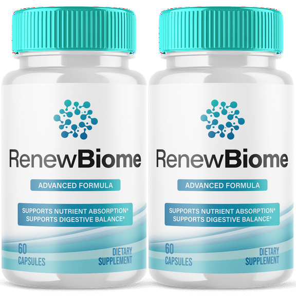RenewBiome Gut Health Pills Advanced Formula Digestion Support Renew Biome 120 Capsules