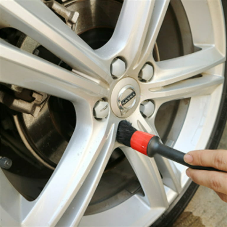 MVEQRRN 15pcs Car Wheel Tire Cleaning Brush Set Car Detailing for Wheels Drilles Rim Cleaner Brush Kit Interior Exterior at MechanicSurplus.com