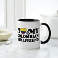 thumbnail image 6 of CafePress - I Love My Colombian Girlfriend Mug - 11 oz Ceramic Mug - Novelty Coffee Tea Cup, 6 of 6