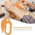 Pet Open Knot Comb Detangling Knots Cat Hair Shedding Carding Trimmer