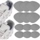 thumbnail image 1 of 6 pares de almohadillas de cuero para talón, almohadillas protectoras para aliviar el dolor, plantillas para zapatos holgados de mujer/hombre que mejoran el ajuste y la comodidad (gris), 1 of 7