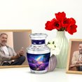 thumbnail image 6 of JAGASY Lavender Grass Urns for Ashes Adult Man & Women 3 Inch - Galaxy Keepsake Memorial Urn for Human Ashes - Small Purple Urns for Daughter, Son, 6 of 7