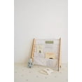 thumbnail image 2 of 3 Sprouts Recycled Fabric Kids Book Rack Storage Bookshelf Organizer in Blueberry Ivory for Ages 3+, 2 of 3