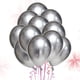 thumbnail image 5 of 50 piezas de 10 pulgadas de látex espesar globos de colores metálicos suministros de adornos para fiestas (plata), 5 of 6