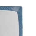 thumbnail image 2 of Ambesonne Nautical Fitted Sheet, Wooden Bridge to Sea, Queen Size, Blue Brown, 2 of 2