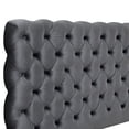 thumbnail image 3 of Roundhill Furniture Apoera Velvet Tufted Bed, Queen Size, Gray, 3 of 5
