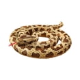 thumbnail image 1 of Muñeco de serpiente de peluche, juguete de animal, abrazable, diseño de dibujos animados, juguete divertido y realista. Marrón, 1 of 9