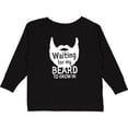 thumbnail image 3 of Inktastic Waiting For My Beard To Grow In Boys Long Sleeve Toddler T-Shirt, 3 of 5