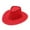 Red, variant on Baberdicy Cowboy Hat Adult Casual Solid Suture Summer Western Fashion Cowboy Sun Hat Wide Brim Travel Sun Cap Cowgirl Hat Coffee