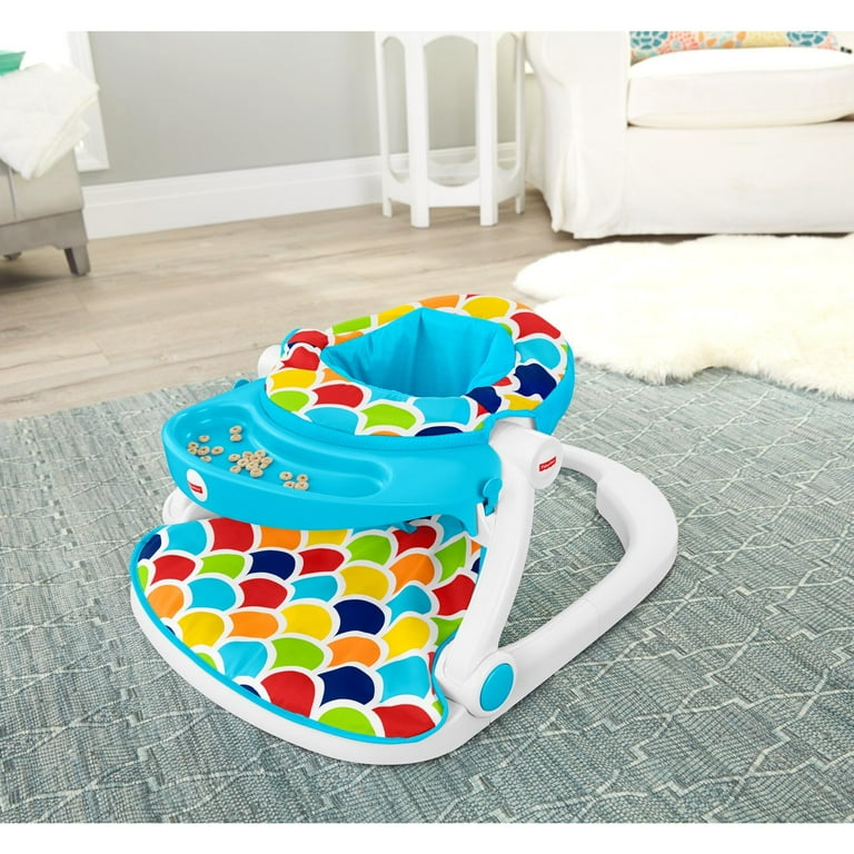 Fisher Price Sit Me Up Floor Seat With Toy Tray Walmart