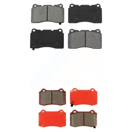 SIM Front Rear Semi-Metallic Brake Pads Kit for Car Hyundai Genesis Coupe Tesla S KSM-100006