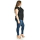 thumbnail image 2 of Blusa con manga de olan y moño en espalda Roman Fashion /Tallas Extras, 1888 (Negro) negro 38, 2 of 6