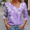 thumbnail image 2 of Blusas de Manga Corta para las Mujeres Casual Color Sólido Botón-Arriba Camiseta, Top de Moda para el Hogar Y el Uso Diario, 2 of 9
