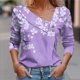 thumbnail image 2 of Blusas de Manga Corta para las Mujeres Casual Color Sólido Botón-Arriba Camiseta, Top de Moda para el Hogar Y el Uso Diario, 2 of 9