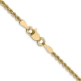 thumbnail image 4 of FJC Finejewelers 14 kt Yellow Gold Solid Regular Rope Chain 22 Inches x 2 mm, 4 of 8