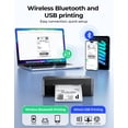 thumbnail image 2 of Impresora térmica de etiquetas Bluetooth SVANTTO Y42BT 4x6 negra, 2 of 7