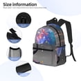 thumbnail image 5 of Lsque Elephant Fireworks Celebration Classic Casual Backpack - Large Capacity Water-Resistant Backpack for School, Work, Travel, and Outdoor Activities, 5 of 8