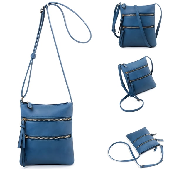 GASTROPOD Fashion Women's Crossbody Small Bag,Premium Vintage Crossover Shoulder Bag - Navy Blue,Compact Shoulder Purse with Adjustable Strap,Casual Everyday Bag for Travel and Daily Use
