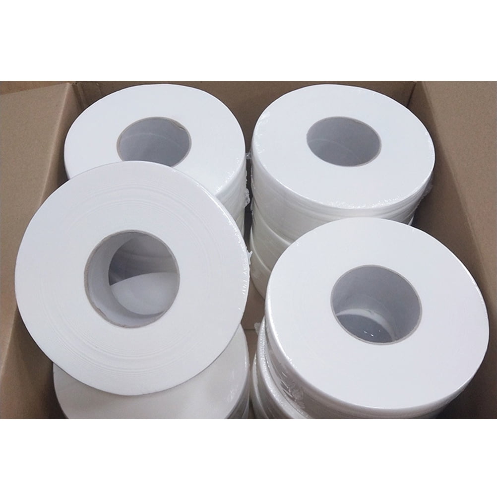 WHAMVOX 2pcs Large Roll Paper Toilet Paper Household Toilet Paper for Home Office Workshop