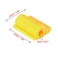 thumbnail image 2 of Unique Bargains 2pcs Universal Green Gear Shift Shifter Case Boot Protector Cover Rubber Pad Anti Slip for Motorcycle Square Style, 2 of 5