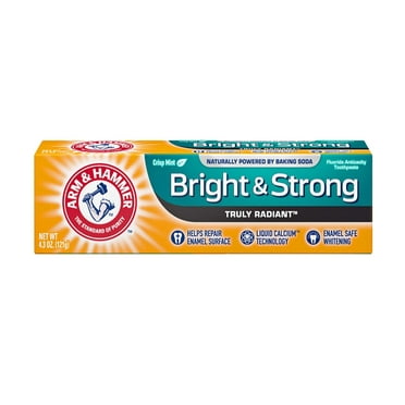 Arm & Hammer Truly Radiant Bright & Strong Whitening & Enamel Strengthening, 4.3 OZ