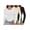 Black/Beige/White, variant on Long Sleeve Shirts for Women 3 Pack Scoop Neck Fitted Tops Thermal Undershirt Stretch Base Layer Soft Tee
