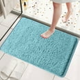 thumbnail image 5 of Todaioua Small Bathroom Rug 16x24 Inch Non Slip Fluffy Bath Mat for Bathroom Floor Washable Plush Premium Bath Rug for Tub Soft Shaggy Absorbent Shower Mat, 5 of 7