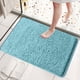 thumbnail image 5 of Alfombra de baño absorbente engrosada - Alfombra de inodoro mullida antideslizante - 60x40cm - Tapetes lavables para casa, dormitorio y puerta, 5 of 6