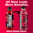 thumbnail image 3 of Protein2o 15g Whey Protein Isolate Hydration Drink, 350mg of Electrolytes, Vitamins B5 & B6, Sugar Free, Wild Cherry, 16.9 oz Bottle (Pack of 12), 3 of 7