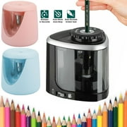 Electric Pencil Sharpener, EEEkit Automatic Sharpener Fit for No.2 and 6-8mm Pencils, 2AA Batteries Operated - Black