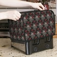 thumbnail image 7 of Honeii Skull and Red Roses Print 2 slice Toaster Cover, Two Slice Toaster Dust-proof Cover For Kitchen Small Appliance and Fingerprint Protection, 7 of 7