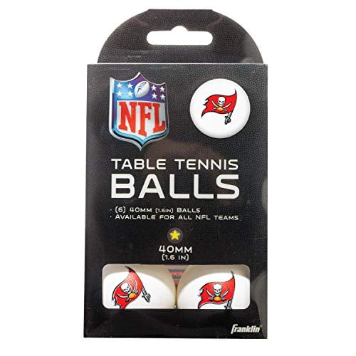 Pelotas de tenis de mesa Franklin Sports Tampa Bay Buccaneer