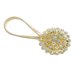 thumbnail image 1 of Tiebacks para cortinas, 1 paquete de clips de hebilla de cortina con flores de cristal brillante con alambre de resorte de alta elasticidad para la decoración de la oficina en el hogar, 1 of 4