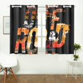 thumbnail image 2 of MKHERT Off Road Tyre Trace Window Curtains Kitchen Curtain Room Bedroom Drapes Curtains 26x39 inch, 2 Piece, 2 of 3