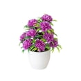 thumbnail image 1 of TIELUTT 12 Headed Chrysanthemum Potted Green Floral Arrangement Desktop Teal Flowers Welded Flower Hydrangeas Flowers Roses Flowers in Vase Flower Strings, 1 of 5