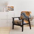 thumbnail image 2 of Designart "Segment Layers of Marbled Rock" Upholstered Fractals Accent Chair and Arm Chair, 2 of 5