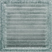 Galvanized Steel Vent Grille Zink Finish 8x8