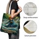thumbnail image 3 of Paddington in Peru Bolso de tela con estampado de lienzo para mujer, bolsa de compras reutilizable y estética, con cremallera interior, regalo para mujer,40*40cm., 3 of 6