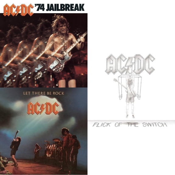 74 Jailbreak & Let There Be Rock & Flick Of The Switch [CD Bundle]